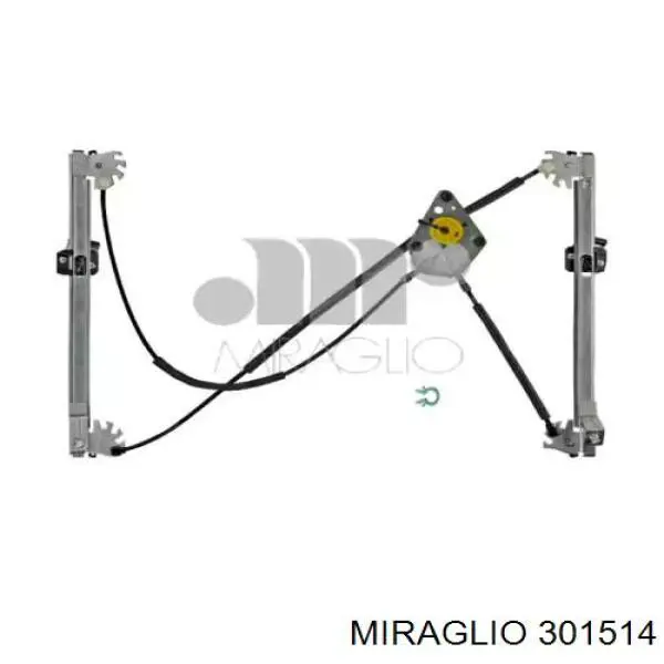 Compre 301514 Miraglio Mecanismo de acionamento de vidro da porta dianteira direita