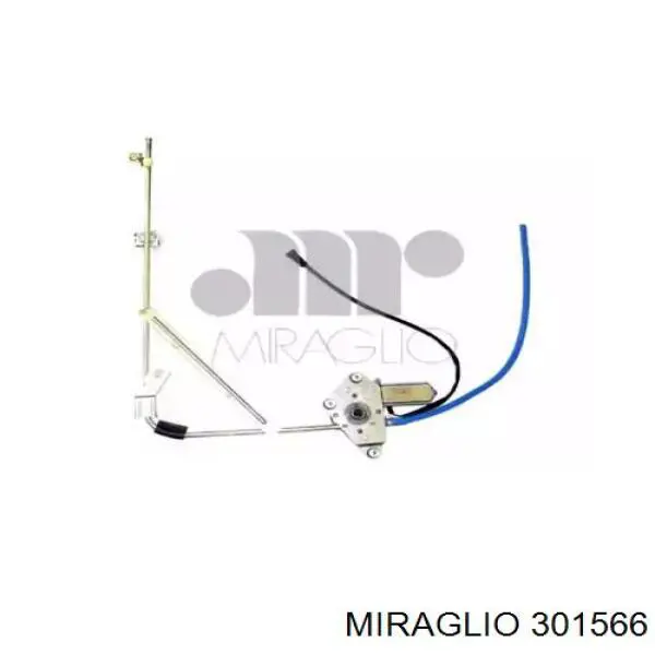 Mecanismo de acionamento de vidro da porta dianteira direita 504157968 Iveco