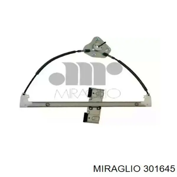 301645 Miraglio Mecanismo de acionamento de vidro da porta dianteira esquerda