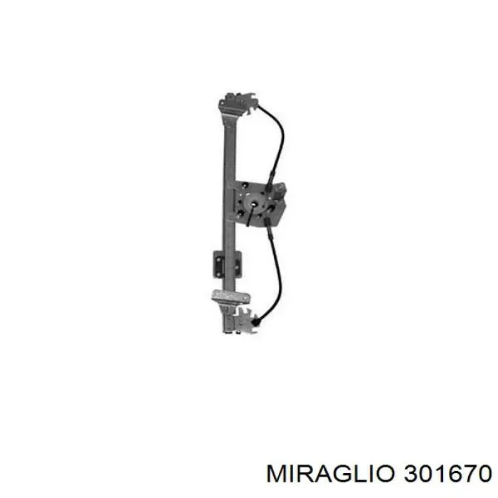 Mecanismo de acionamento de vidro da porta dianteira direita Miraglio 301670 preço, a partir de 64,38 USD