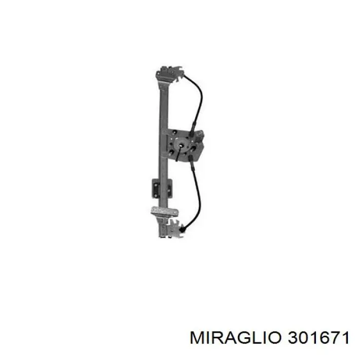 Mecanismo de acionamento de vidro da porta dianteira esquerda Miraglio 301671 preço, a partir de 64,86 USD