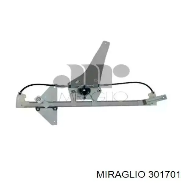 301701 Miraglio Mecanismo de acionamento de vidro da porta dianteira esquerda