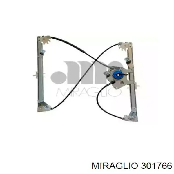 301766 Miraglio Mecanismo de acionamento de vidro da porta dianteira direita