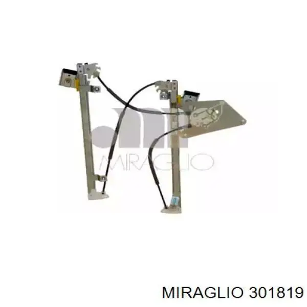 301819 Miraglio Mecanismo de acionamento de vidro da porta dianteira esquerda