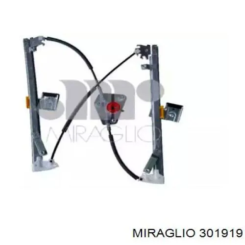 301919 Miraglio Mecanismo de acionamento de vidro da porta dianteira esquerda