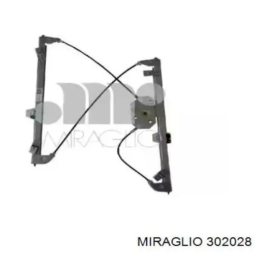 302028 Miraglio Mecanismo de acionamento de vidro da porta dianteira direita