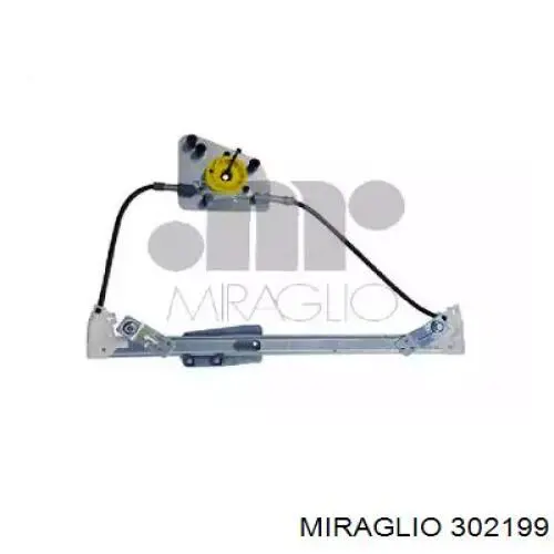 302199 Miraglio Mecanismo de acionamento de vidro da porta traseira esquerda