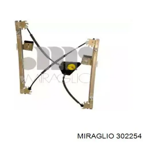 302254 Miraglio Mecanismo de acionamento de vidro da porta traseira direita