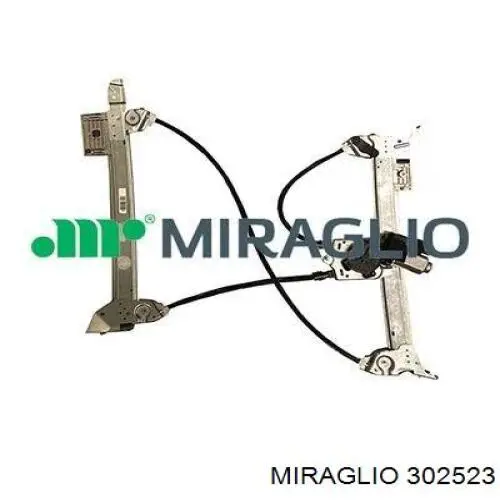 302523 Miraglio Mecanismo de acionamento de vidro da porta dianteira esquerda