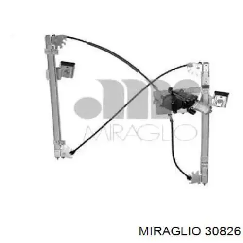 Mecanismo de acionamento de vidro da porta dianteira esquerda Miraglio 30826 preço, a partir de 73,35 USD
