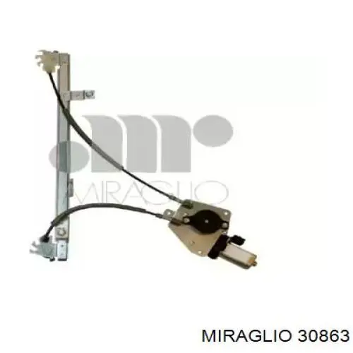 Mecanismo de acionamento de vidro da porta dianteira direita Miraglio 30863 preço, a partir de 86,62 USD