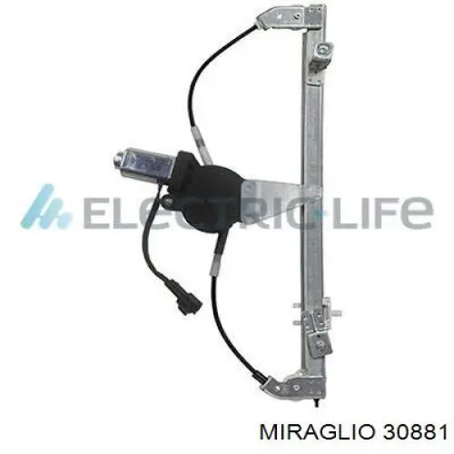 Compre 30881 Miraglio Mecanismo de acionamento de vidro da porta dianteira direita
