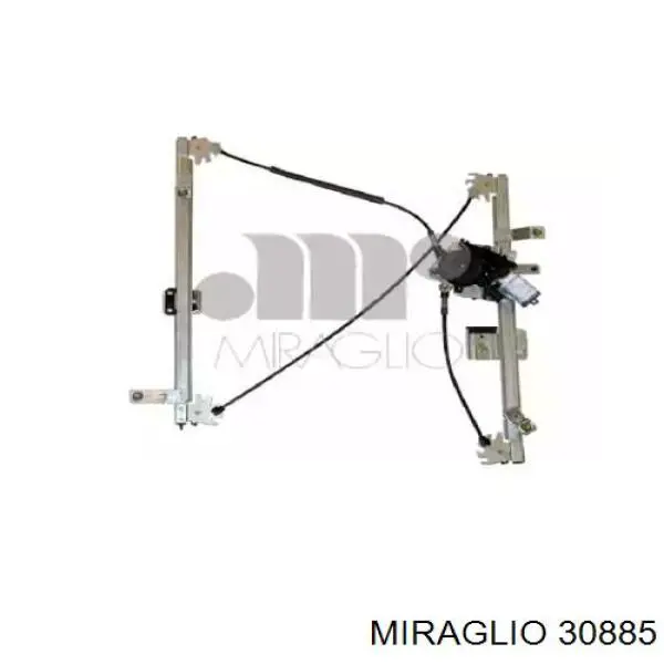 Mecanismo de acionamento de vidro da porta dianteira direita Miraglio 30885 preço, a partir de 50,75 USD