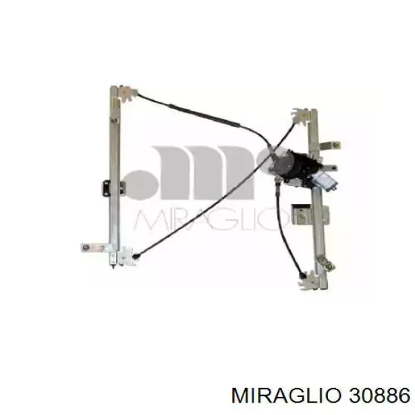 Mecanismo de acionamento de vidro da porta dianteira esquerda Miraglio 30886 preço, a partir de 53,83 USD
