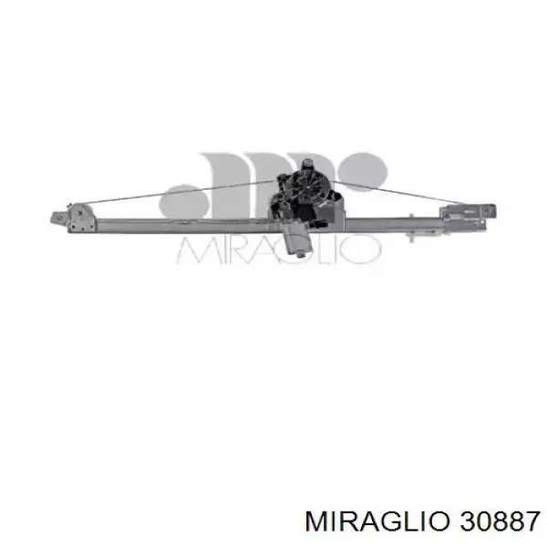 Mecanismo de acionamento de vidro da porta dianteira direita Miraglio 30887 preço, a partir de 76,33 USD