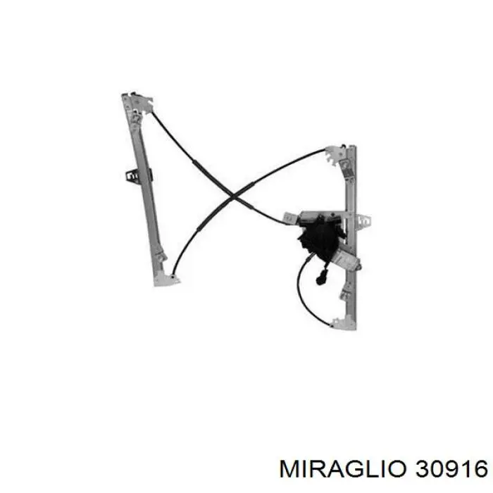 Mecanismo de acionamento de vidro da porta dianteira esquerda Miraglio 30916 preço, a partir de 54,63 USD
