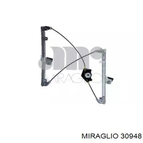 30948 Miraglio Mecanismo de acionamento de vidro da porta dianteira esquerda