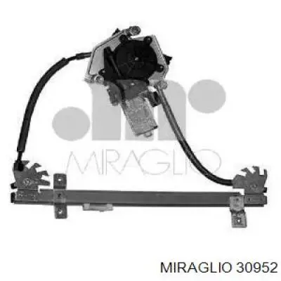 Compre 30952 Miraglio Mecanismo de acionamento de vidro da porta traseira esquerda