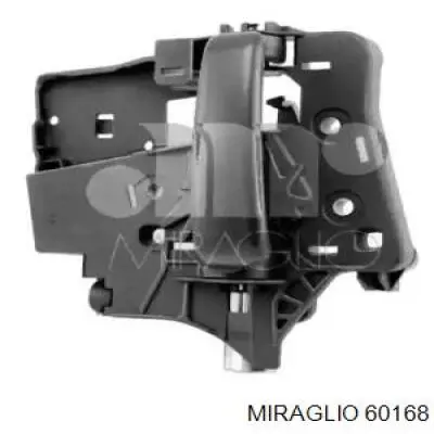 60168 Miraglio Maçaneta interna esquerda da porta dianteira