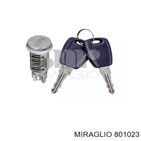 801023 Miraglio Trinco de fecho de porta-malas (de 3ª/5ª porta traseira)