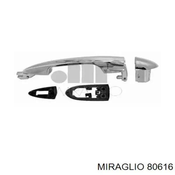 156099956 Fiat/Alfa/Lancia Maçaneta dianteira direita da porta externa
