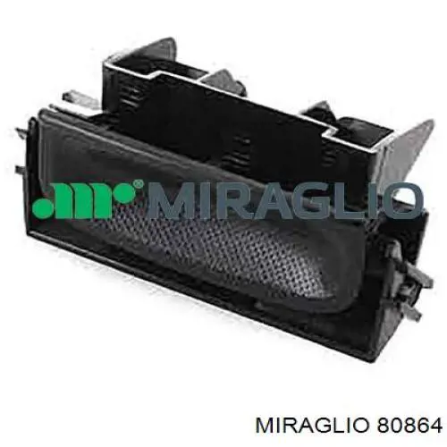 80864 Miraglio Puxador externo de tampa de porta-malas (de 3ª/5ª porta traseira)