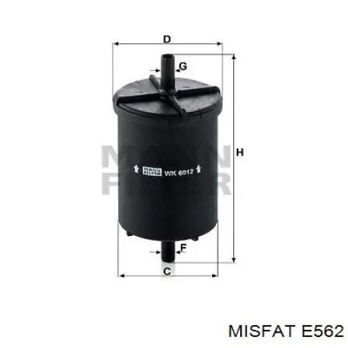 Compre E562 Misfat Filtro de combustível