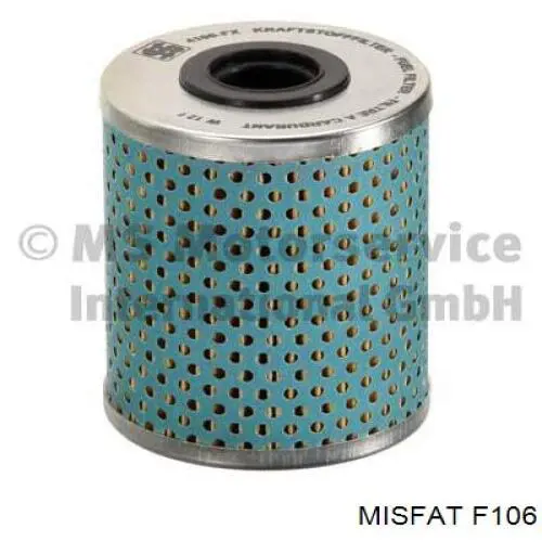 Filtro de combustível F106 Misfat