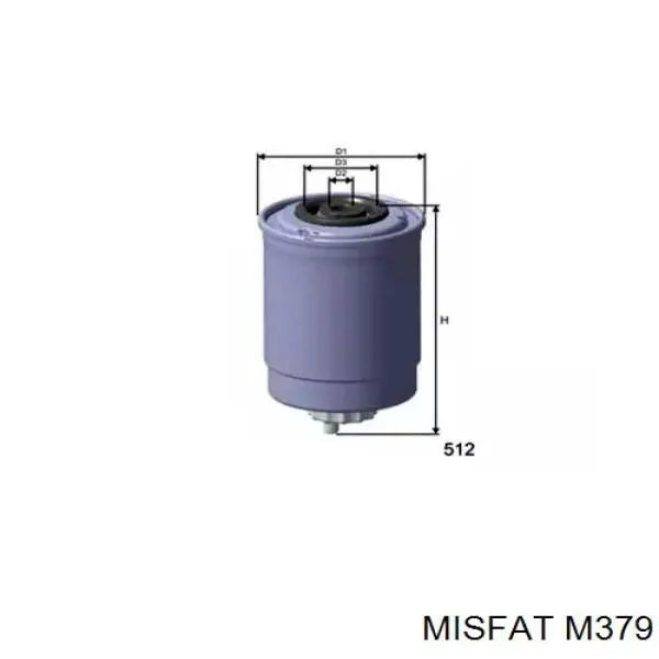 M379 Misfat Filtro de combustível