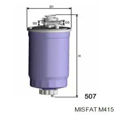 M415 Misfat Filtro de combustível