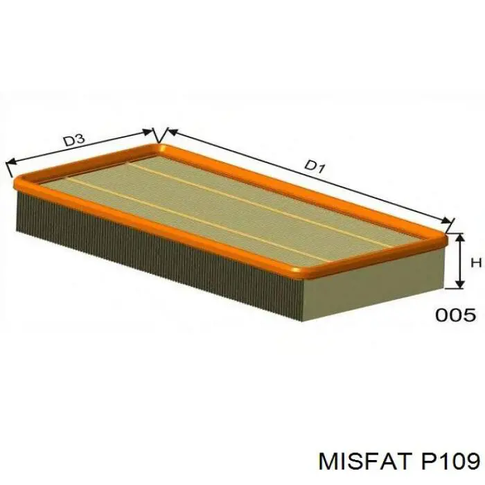 Compre P109 Misfat Filtro de ar