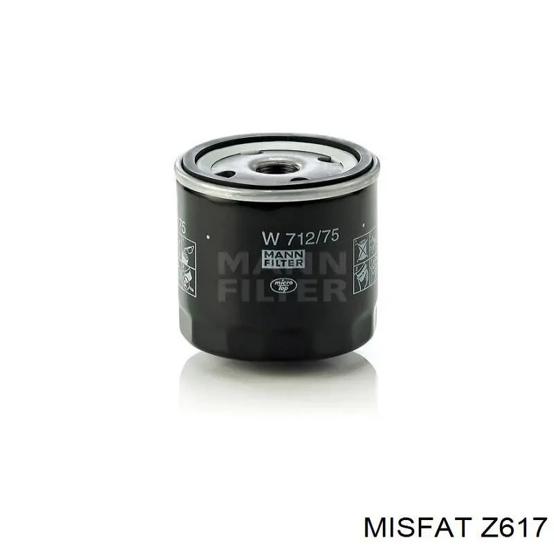 Caixa do filtro de óleo Z617 Misfat