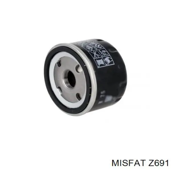 Compre Z691 Misfat Filtro de óleo