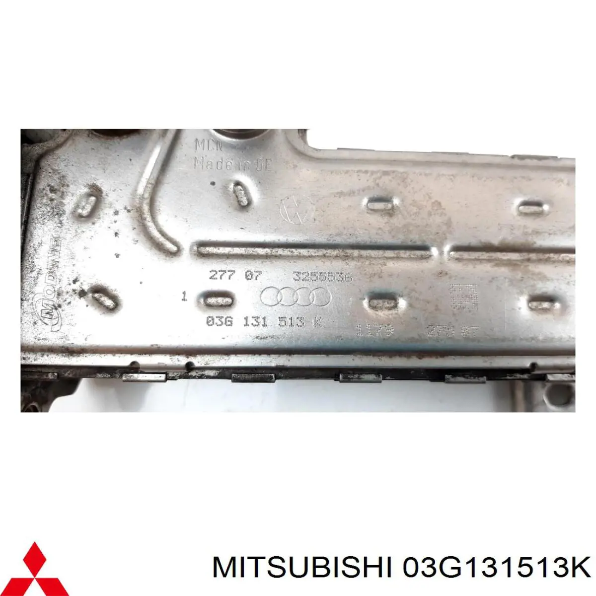 Radiador do sistema EGR de recirculação dos gases de escape Mitsubishi 03G131513K