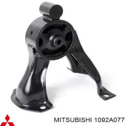 1092A077 Mitsubishi Coxim (suporte) traseiro de motor