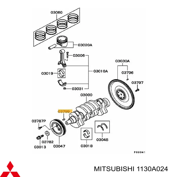 4884923AC Chrysler Chaveta de cambota