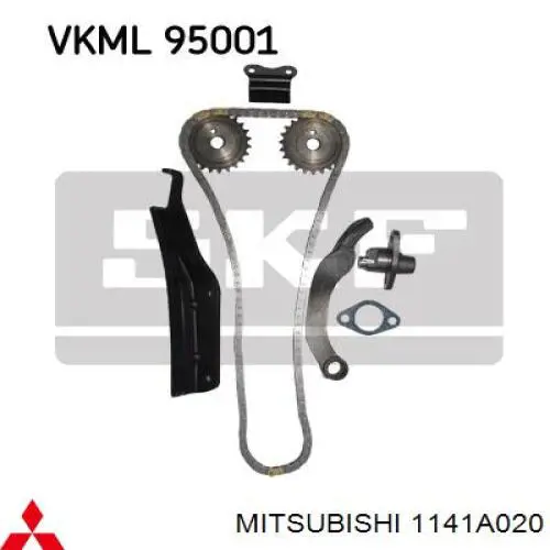 Amortecedor de cadeia do mecanismo de distribuição de gás para Mitsubishi Pajero SPORT II KH