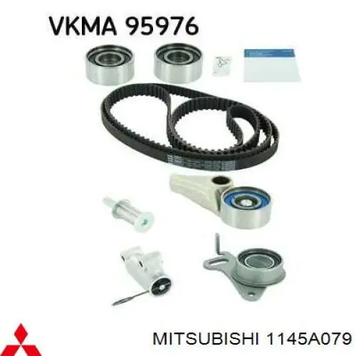 1145A079 Mitsubishi Rolo de reguladora de tensão da correia do mecanismo de distribuição de gás