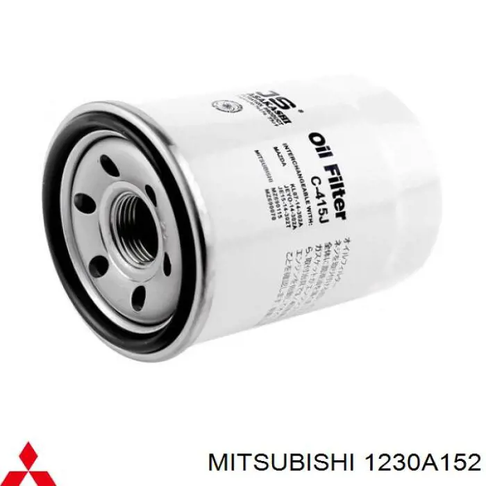 Filtro de óleo 1230A152 Mitsubishi