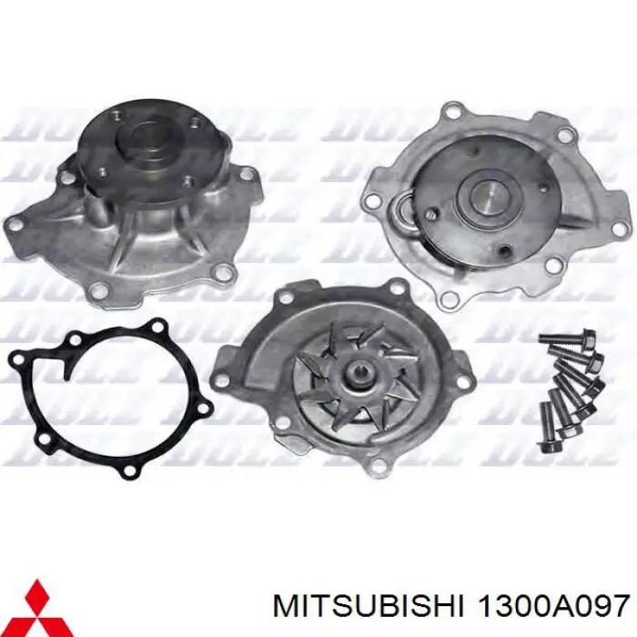 Bomba de água (bomba) de esfriamento Mitsubishi 1300A097 preço, a partir de 52,71 USD