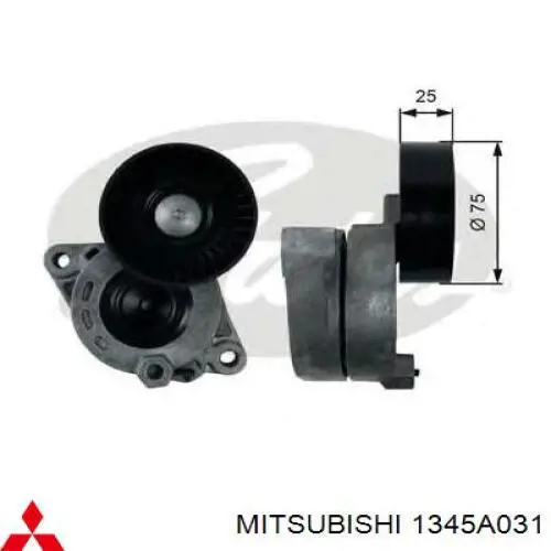 Reguladora de tensão da correia de transmissão Mitsubishi 1345A031 preço, a partir de 58,14 USD