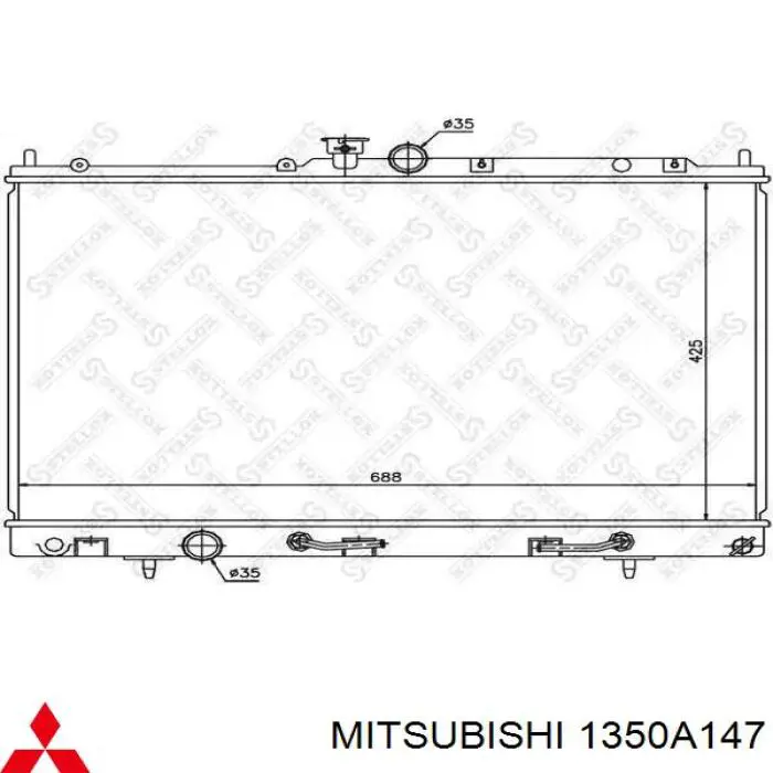 Compre 1350A146 Mitsubishi Radiador de esfriamento de motor