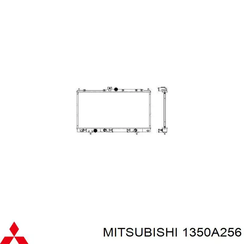 1350A256 Mitsubishi Radiador de esfriamento de motor