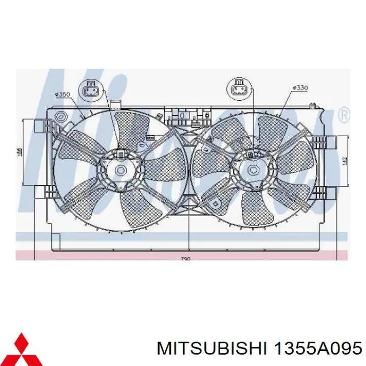 Ventilador (roda de aletas) do radiador de esfriamento esquerdo Polcar 523423W1 preço, a partir de 74,50 USD
