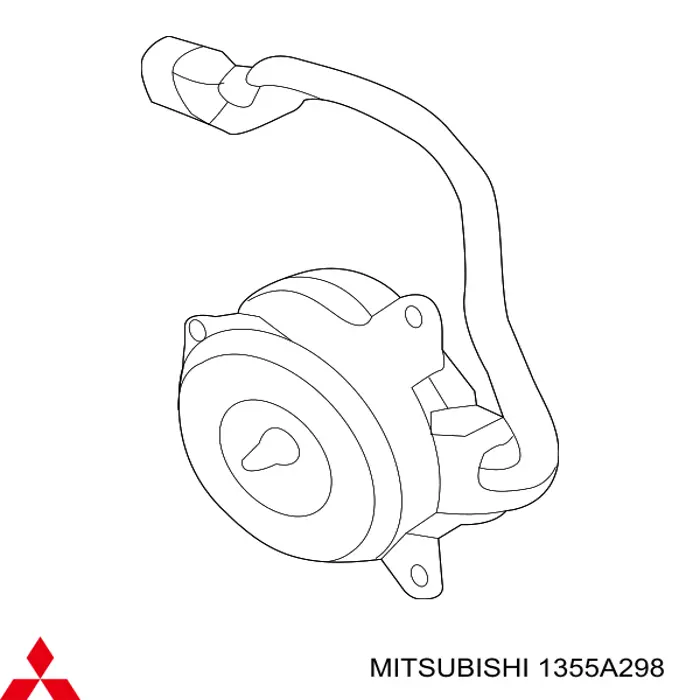 1355A298 Mitsubishi Ventilador (roda de aletas) do radiador de esfriamento direito