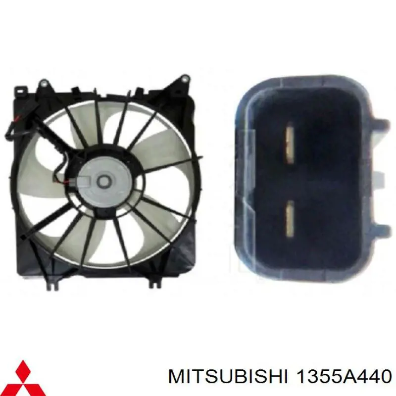 Compre 1355A440 Mitsubishi Difusor do radiador de esfriamento