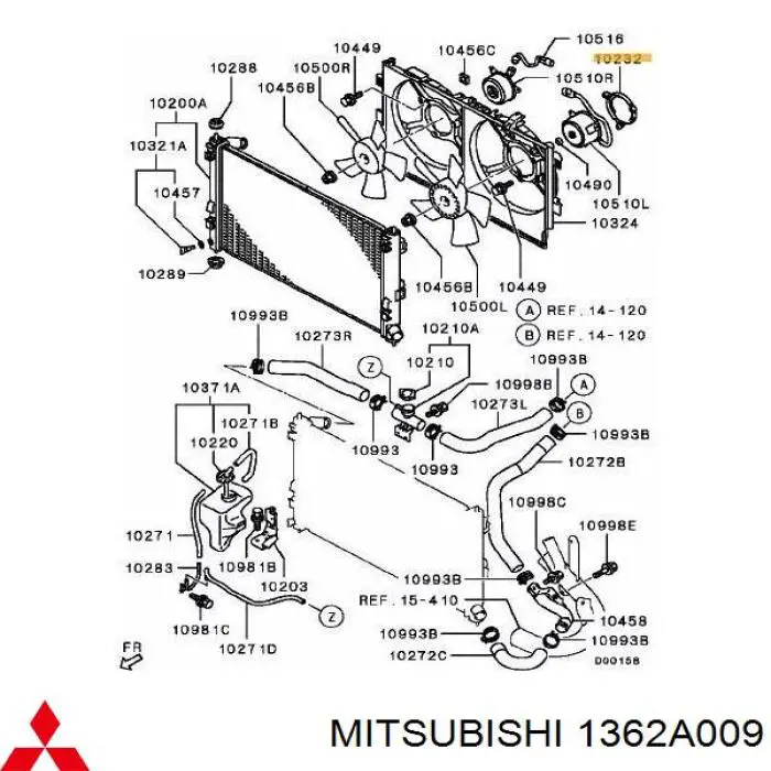 1362A009 Mitsubishi 