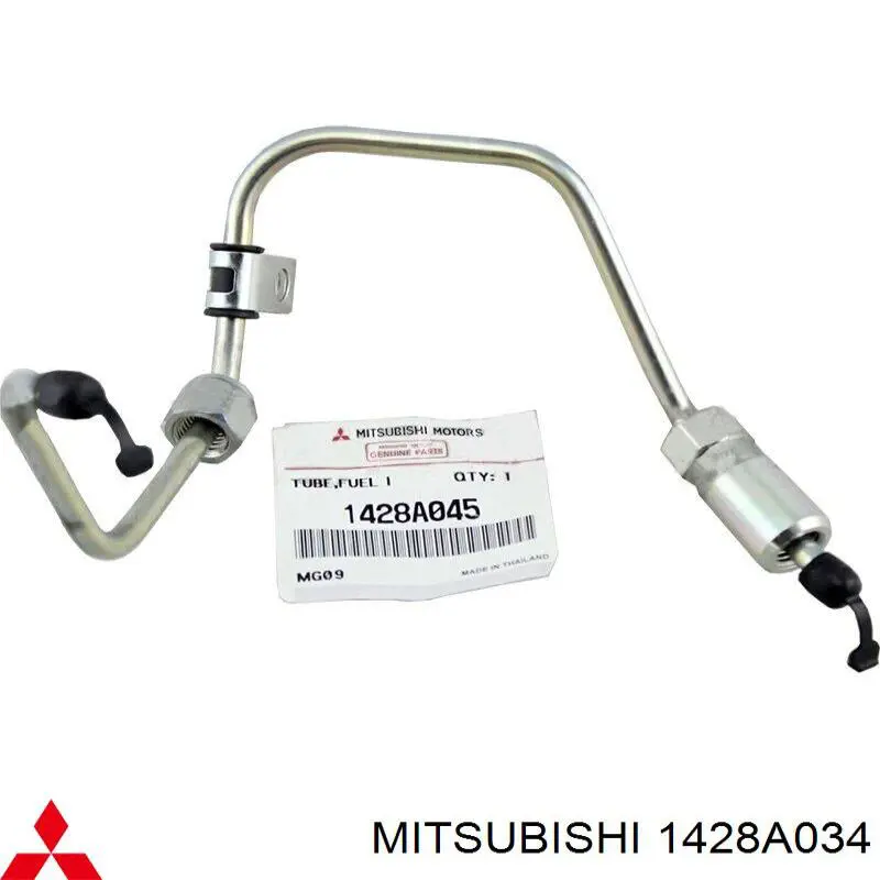 Tubo de combustível do injetor de 4º cilindro Mitsubishi 1428A034 preço, a partir de 71,80 USD