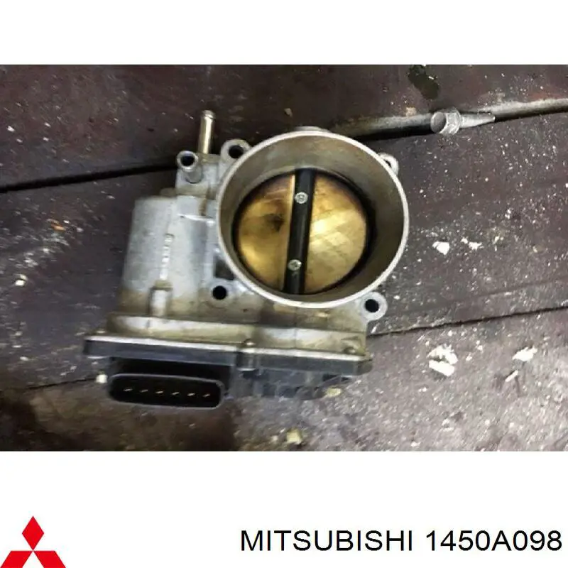 1450A098 Mitsubishi Válvula de borboleta montada