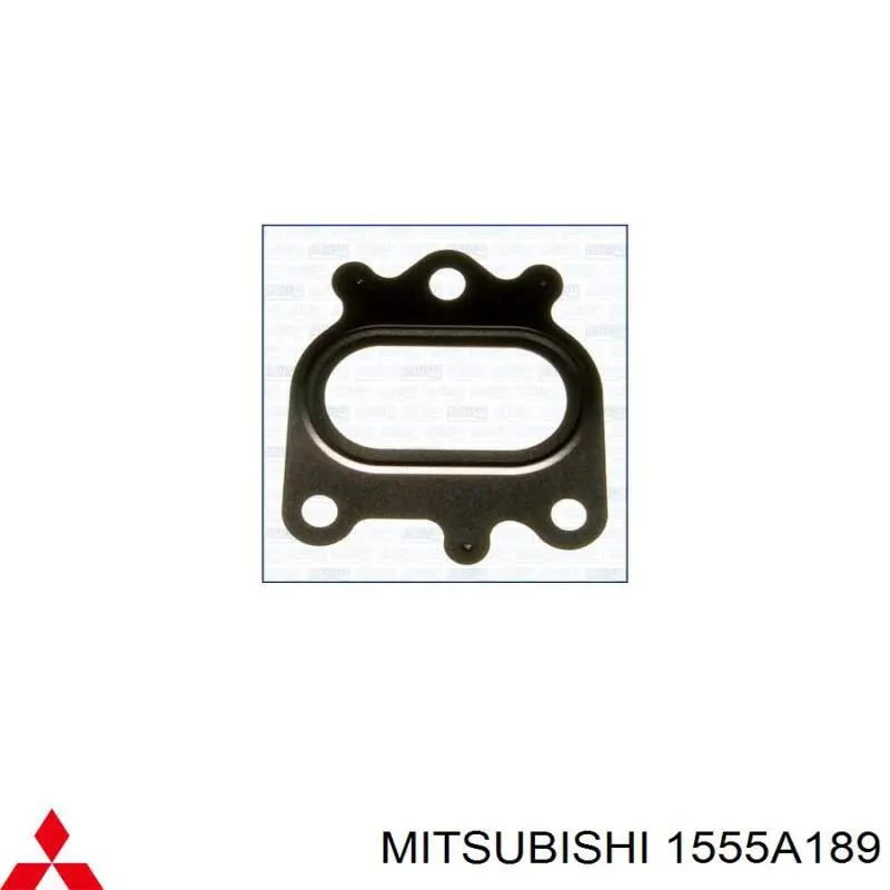 1555A189 Mitsubishi Vedante de tubo coletor de escape